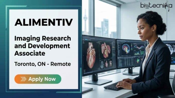 Explore a life sciences job at Alimentiv Careers in Toronto as an Imaging Research and Development Associate. Apply now for clinical research opportunities.