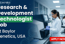 Research & Development Job at Baylor Genetics, USA | Life Sciences Candidates, Apply Now Research & Development Job at Baylor Genetics, USA. Molecular Biology, Genetics, Biochemistry or Life Sciences Candidates, Apply Now.