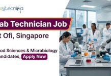 Lab Technician Job at Ofi, Singapore | Food Sciences & Microbiology Candidates, Apply Now Lab Technician Job at Ofi, Singapore. Food Sciences & Microbiology Candidates, Apply Now. Quality Control Technician (Microbiology) Role.