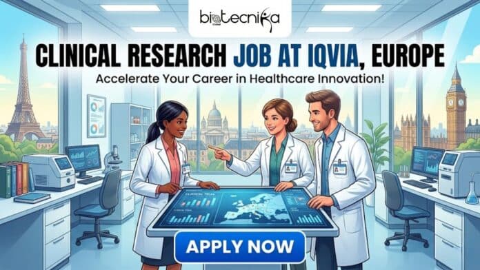 Clinical Research Job at IQVIA in Europe. Apply for the Clinical Research Associate Role at IQVIA Careers in Europe.