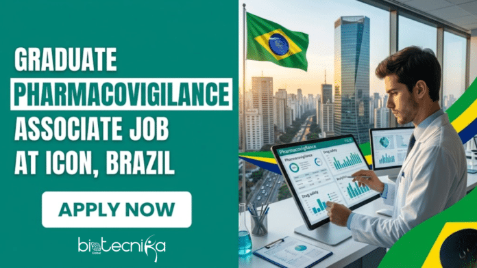 Life Sciences Job at ICON. Apply Now For Graduate Pharmacovigilance Associate Role. Job Opportunity in Brazil.