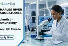 Scientist Job at Charles River Laboratories | Immunology Career Opportunity in Canada Scientist Job at Charles River Laboratories in Laval, Canada. Apply for this Immunology Job and grow your Charles River career in drug development.