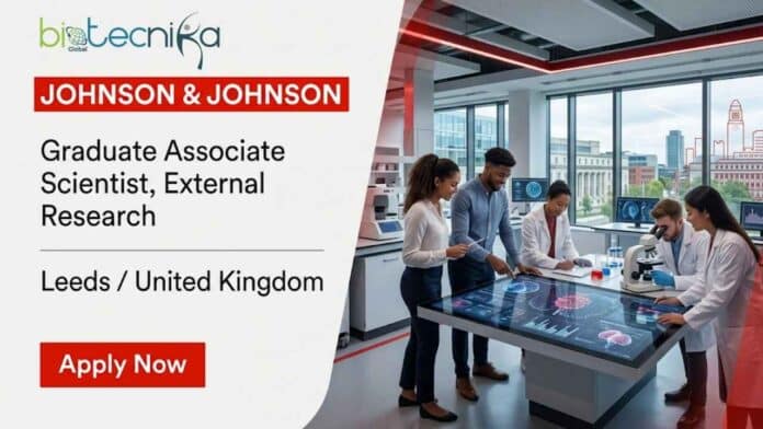 Scientist job at Johnson & Johnson for Graduate Associate Scientist in Leeds, UK. Apply now for this life science job in clinical research and medical affairs.
