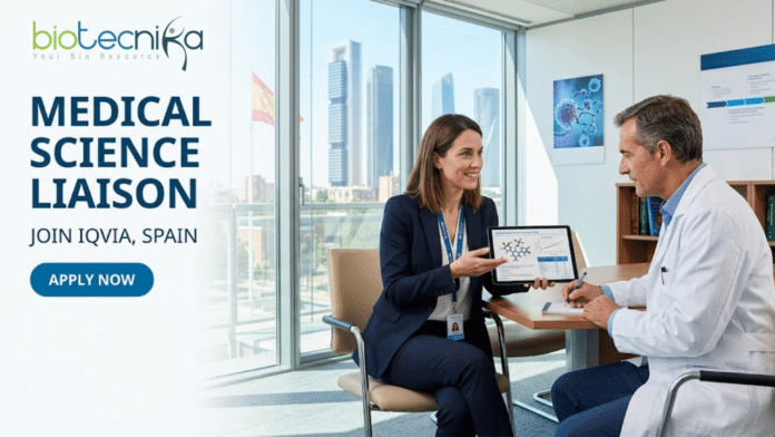 Medical Science Liaison Job at IQVIA. Life Sciences Candidates, Apply Now. Job Opportunity in Madrid, Spain.