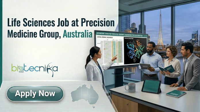 Life Sciences Job at Precision Medicine Group, Australia. Apply Now For Regulatory and Site Start Up Specialist Role.