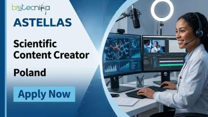 Explore a life science job as a Scientific Content Creator at Astellas careers in Poland. Apply now for exciting jobs in Poland in medical communications.