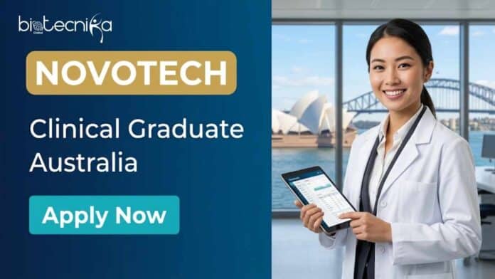 Clinical associate job at Novotech Australia for fresh graduates. Apply now for clinical research roles with training, mentorship, and global career growth.