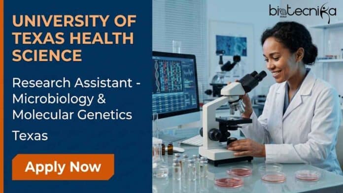 Research assistant job at UTHealth Houston for a Research Assistant in Microbiology & Molecular Genetics. Explore jobs in Texas for life sciences professionals.