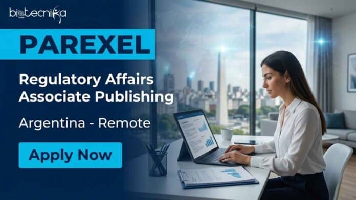 Regulatory affairs job at PAREXEL for a Regulatory Affairs Associate Publishing role in Argentina. Explore remote life sciences job opportunities and PAREXEL careers.