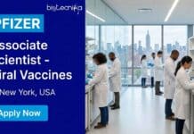 Freshers Scientist Job at Pfizer | Join the Viral Vaccines Research Team in New York Scientist job at Pfizer for an Associate Scientist – Viral Vaccines in New York. Explore Pfizer careers, life sciences job opportunities, qualifications, responsibilities, and application details.