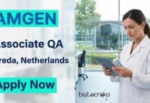 QA Job at Amgen, Netherlands | Apply for an Associate QA Opportunity in Breda QA job at Amgen Netherlands for Associate QA in Breda. Explore Amgen careers, life sciences job opportunities, qualifications, responsibilities, and apply now.