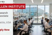 Research Associate Job at Allen Institute | Apply for a Brain Health Careers in Seattle, USA Apply for a research associate job at Allen Institute in Seattle. Join the Brain Health team working on Huntington’s Disease research, mouse models, and cell culture studies.