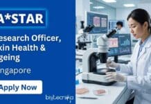 Research Officer Job at A*STAR Singapore | Apply for a Skin Health & Ageing Research Opportunity Research officer job at A*STAR Singapore for candidates with Biomedical Science, Life Sciences, Material Science, or Bioengineering backgrounds. Apply now for this life sciences job in Singapore.