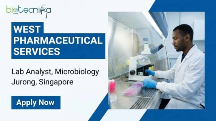 Apply for a lab analyst job at West Pharmaceutical Services in Singapore. Explore this microbiology job with cGMP laboratory testing, validation, and quality compliance responsibilities.