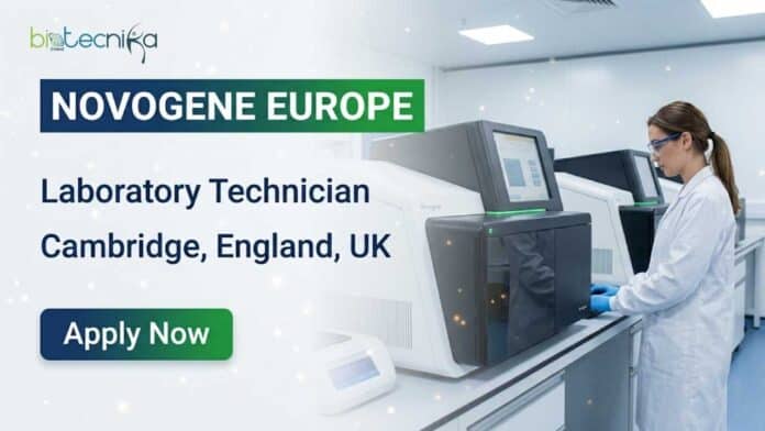 Apply for a lab technician job at Novogene Europe in Cambridge, UK. Explore Novogene careers, biotechnology jobs in UK, laboratory responsibilities, qualifications, and career opportunities.