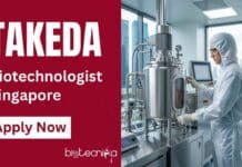 Biotechnologist Job at Takeda in Singapore | Join a Global Biopharma Leader Apply for the Biotechnologist job at Takeda in Singapore. Explore job description, responsibilities, and career opportunities in biotechnology manufacturing.