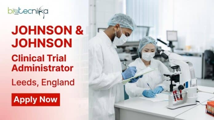 CTA job opening at Johnson & Johnson for a Clinical Trial Administrator in the UK. Remote clinical research job with 12-month contract opportunity.