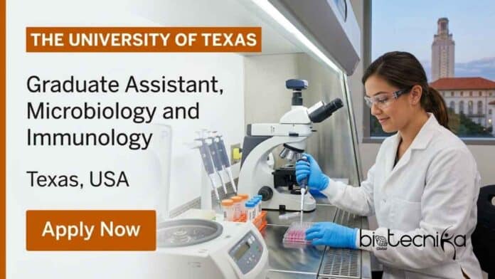 Microbiology job opening at The University of Texas Medical Branch for a Graduate Assistant in Microbiology and Immunology. Explore jobs in US and immunology job opportunities.