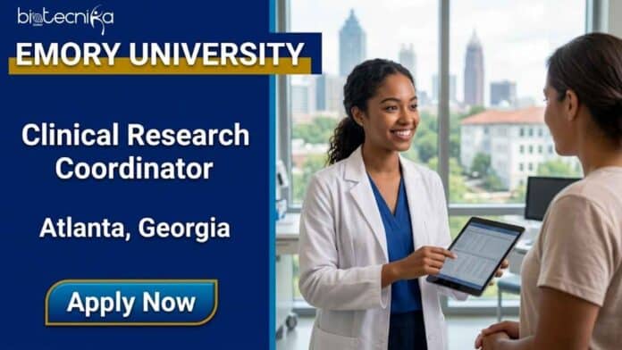CRC job at Emory University in Atlanta, GA for Clinical Research Coordinator I. Explore Emory University careers and jobs in Atlanta in clinical research.