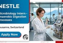 Microbiology Intern Opportunities at Nestlé in Switzerland for Freshers | Apply Now Microbiology Intern opportunity at Nestlé Switzerland for freshers. Apply for this internship in Switzerland in anaerobic digestion and environmental microbiology research.
