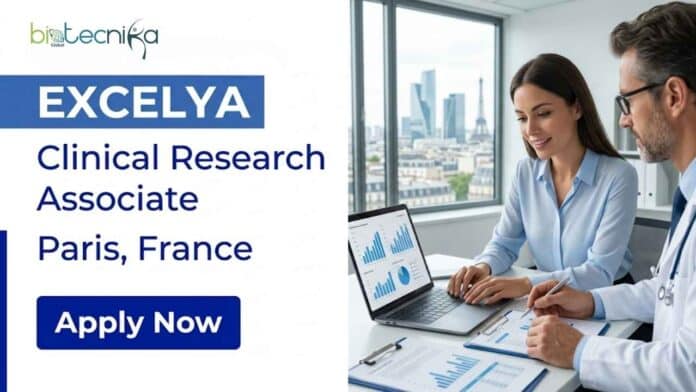 CRA job in France at Excelya for Clinical Research Associate role in Paris. Apply for this exciting life sciences job in clinical operations today.