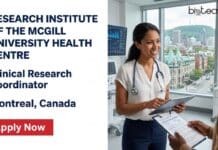 CRC Job at The Research Institute of the McGill University Health Centre in Canada | Join a Leading Biomedical Research Institute CRC job opportunity at the Research Institute of the McGill University Health Centre in Montreal, Canada. Apply for this biomedical sciences job in cancer research today.