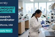 Research Coordinator Job at Lundquist Institute | Apply for a Biology Research Career Opportunity in the U.S. Apply for a Research Coordinator job at Lundquist Institute in Torrance, California. Explore this biology job opportunity in clinical research and biomedical science.
