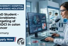 PhD Vacancy in Germany | Apply for a Microbiome & Colon Cancer Research Opportunity at University Hospital Schleswig-Holstein PhD vacancy in Germany for microbiome and colon cancer research at University Hospital Schleswig-Holstein. Apply before June 23, 2026.
