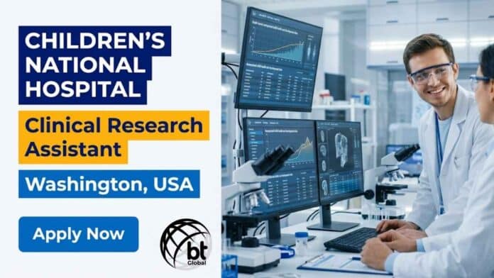Apply for a CRA job at Children’s National Hospital, USA. Freshers with life sciences backgrounds can explore this Clinical Research Assistant opportunity in Washington, DC.