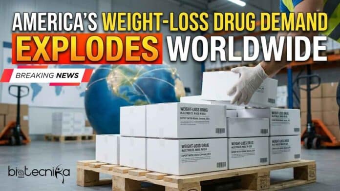 Weight-loss drug demand is rising globally as GLP-1 medicines like Wegovy and Zepbound expand beyond the U.S. into new markets.