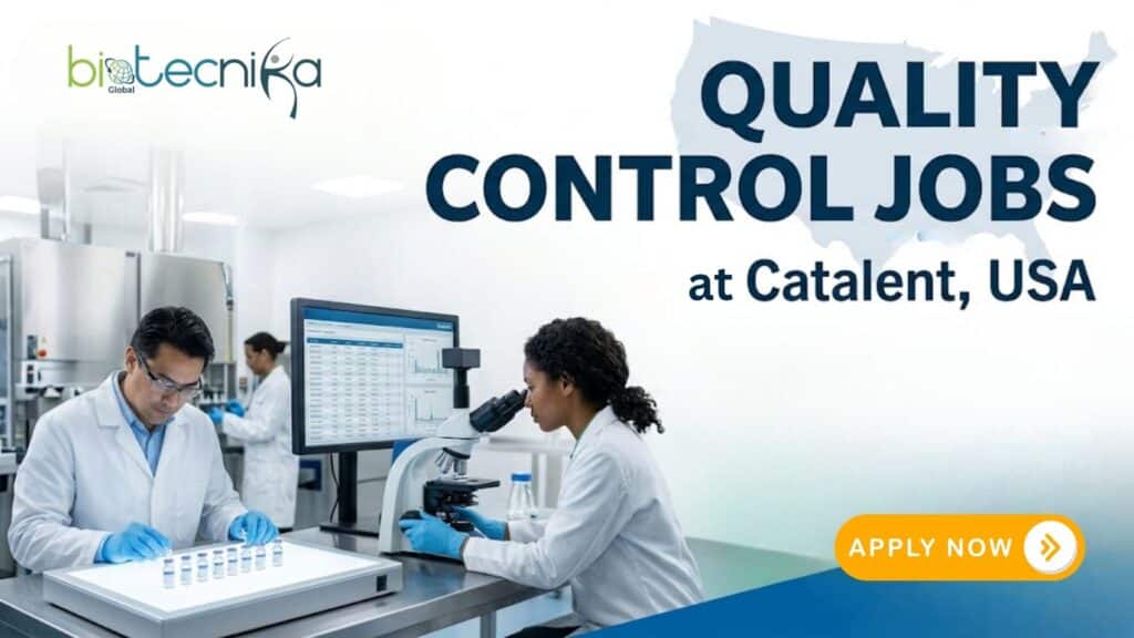 Quality Control Jobs at Catalent, USA | Life Sciences | Apply Now