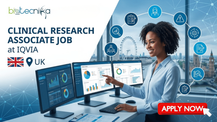Clinical Research Associate Job at IQVIA. Life Sciences Candidates, Apply Now. Job Opportunity at various locations in the UK.