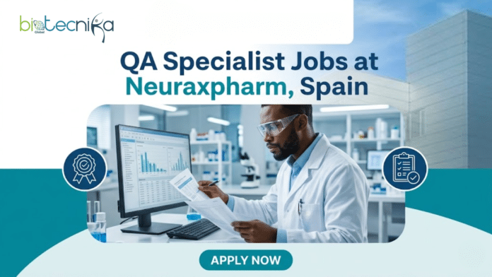 QA Specialist Jobs at Neuraxpharm. Life Sciences Candidates, Apply Now. Job Opportunity in Barcelona, Spain.