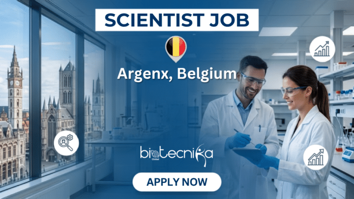 Scientist Job at Argenx. Biomedical Sciences Candidates, Apply Now For Bioanalytics Junior Scientist Role. Job Opportunity in Belgium.
