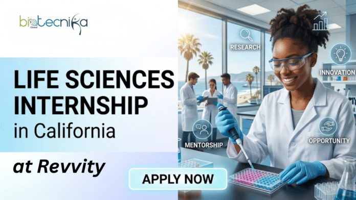 Life Sciences Internship at Revvity, California. Life Sciences Candidates, Apply Now For Cell Analysis Intern Position.