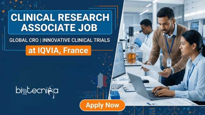 Clinical Research Associate Job at IQVIA. Life Science Candidates, Apply Now. Job Opportunity in Courbevoie, France.