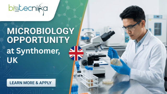 Microbiology Job at Synthomer, UK. Microbiology, Biology & Life Science Candidates Apply Now For Laboratory Technician Role.