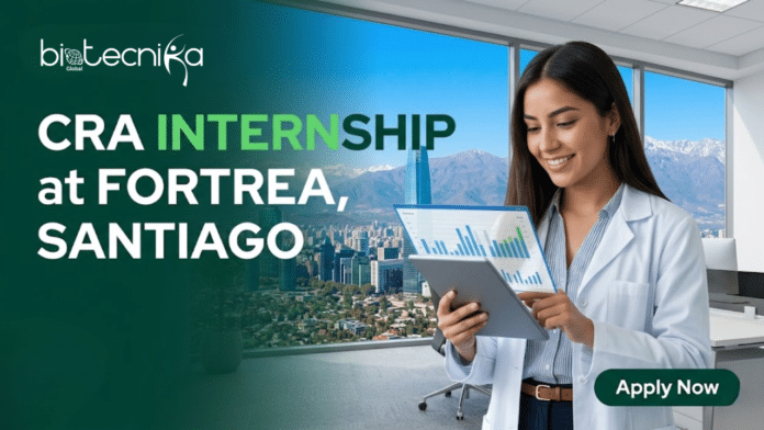 CRA Internship at Fortrea. Life Sciences Candidates, Apply Now For Hybrid In-house CRA Internship at Fortrea in Santiago.