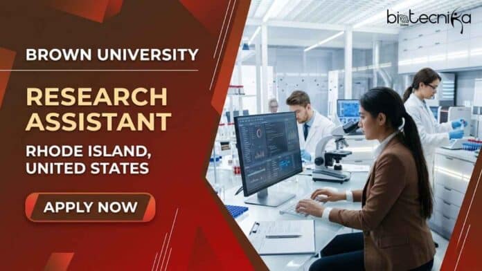 Apply for a Research Assistant Job at Brown University. Work in neuroscience research, molecular biology, imaging, and laboratory operations. Explore Brown University careers and jobs in US.