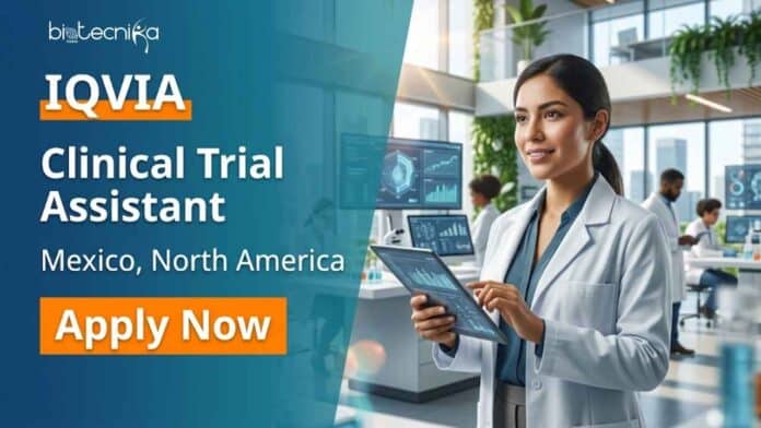 CTA job at IQVIA for a Clinical Trial Assistant in Mexico City. Explore IQVIA careers, remote job opportunities, responsibilities, qualifications, and application details.
