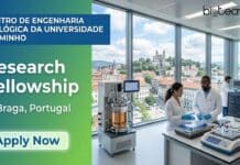 Biotech Fellowship in Portugal | University of Minho Research Fellowship Program 2026 | Apply Online