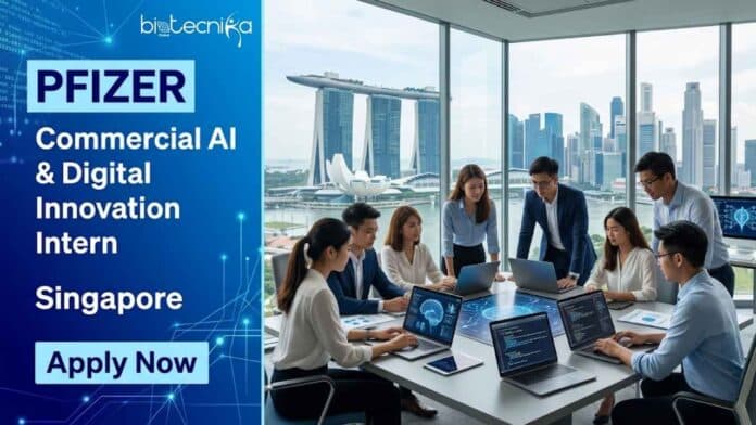 Apply for a Life Sciences Job at Pfizer as a Commercial AI & Digital Innovation Intern in Singapore. Gain experience in AI, healthcare innovation, analytics, and regional commercial projects.