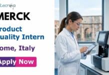 Biotech Intern Opportunity at Merck, Italy | Life Science Graduates, Apply Now Biotech Intern opportunity at Merck Italy. Apply for the Product Quality Intern role in Rome and gain experience in pharmaceutical quality assurance and compliance.