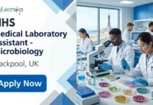 Microbiology Lab Assistant Job at NHS in Blackpool, UK | Apply Now Apply for a Lab Assistant Job with Lancashire Teaching Hospitals NHS Foundation Trust. Explore this microbiology job in the UK, including responsibilities, qualifications, and career opportunities.