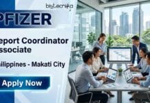 Life Sciences Job at Pfizer in Philippines | Apply Online Life sciences job opportunity at Pfizer for a Report Coordinator Associate in Makati City, Philippines. Explore Pfizer careers, responsibilities, qualifications, and application details.