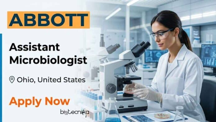 Explore this Microbiologist Job at Abbott Nutrition in Columbus, Ohio. Learn about responsibilities, qualifications, salary, benefits, and career opportunities with Abbott Careers.