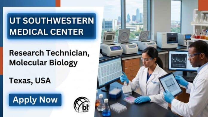 Apply for a Research Technician Job at UT Southwestern Medical Center in Dallas, Texas. Explore this molecular biology job, qualifications, responsibilities, and career opportunities in the USA.