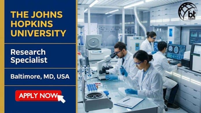 Biology research job at Johns Hopkins University for a Research Specialist (International Health) in Baltimore, MD. Explore lab research careers, qualifications, responsibilities, and application details.