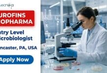 Microbiologist Job at Eurofins BioPharma | Apply for an Entry-Level Opportunity in the U.S. Apply for a Microbiologist job at Eurofins BioPharma Product Testing North America in Lancaster, PA. Explore Eurofins careers, responsibilities, qualifications, salary benefits, and job details.
