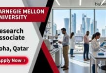 Research Associate Job at Carnegie Mellon University, Qatar | Apply Online Research Associate job in Qatar at Carnegie Mellon University. Apply for this molecular biology job involving cancer research, genomics, cell culture, and data analysis.